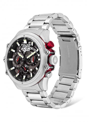 Men's Stainless Steel Chronograph Wrist Watch P 16018JS-13M