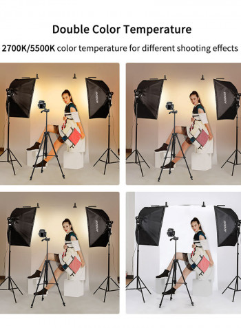 Studio Photography Video Lighting Kit Multicolour