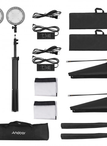 Studio Photography Video Lighting Kit Multicolour