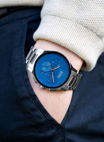 Men's Peak Water Resistance Silicone Chronograph Watch 1513763