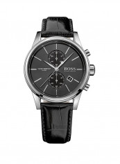 Men's Leather Analog Watch With Date Display 1513279