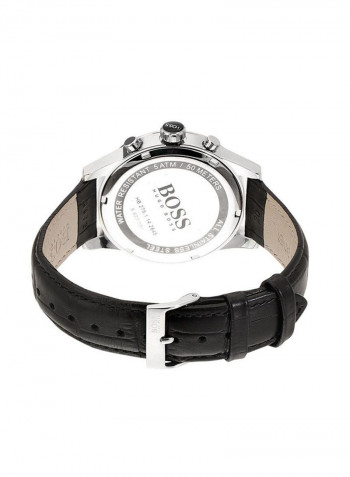 Men's Leather Analog Watch With Date Display 1513279