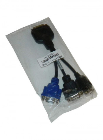 Dp9 Rs232 USB Jack Cable Black/Blue