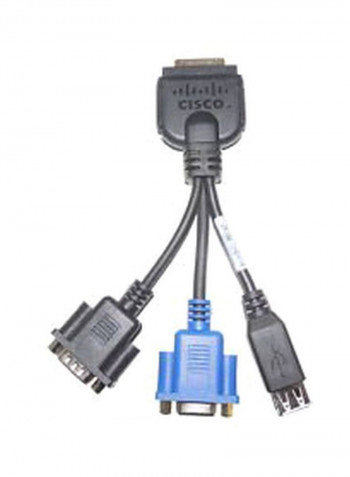 Dp9 Rs232 USB Jack Cable Black/Blue
