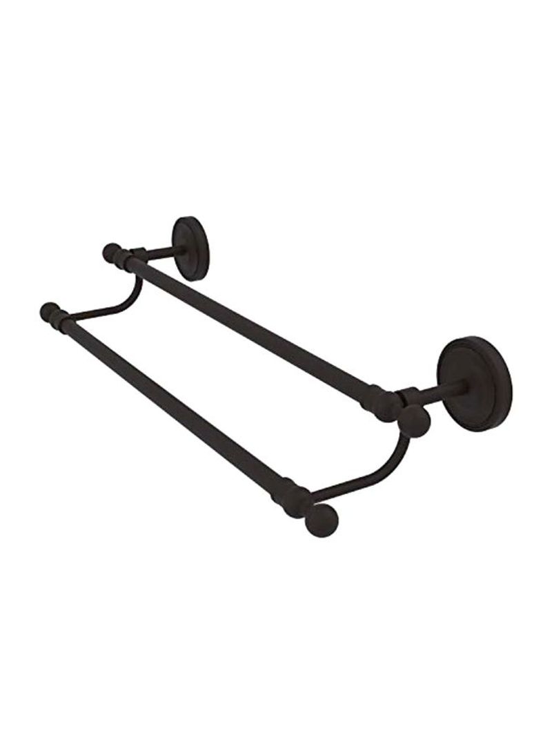 Regal Collection Double Towel Bar Black 30inch