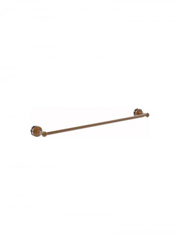 Dottingham Collection Brass Towel Bar Brown 30inch