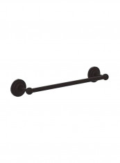 Que New Collection Shower Door Towel Bar Black 18inch