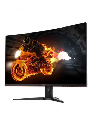 31.5-Inch VA Curved 2K Gaming Monitor with AMD FreeSync, 144Hz, 1ms, HDMI and DisplayPort inputs Black