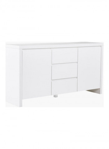 Andes 3-Drawer Sideboard White