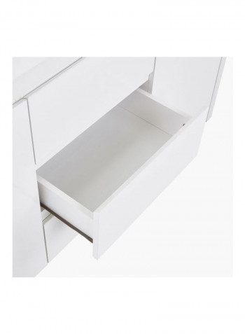 Andes 3-Drawer Sideboard White