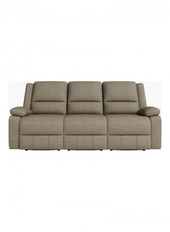 Lancer 3-Seater Recliner Sofa Beige