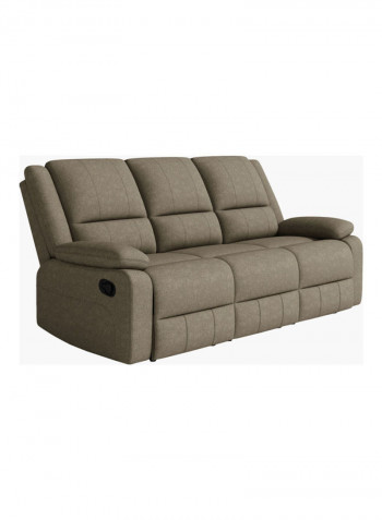Lancer 3-Seater Recliner Sofa Beige