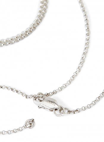18 Karat White Gold Diamond Pendant