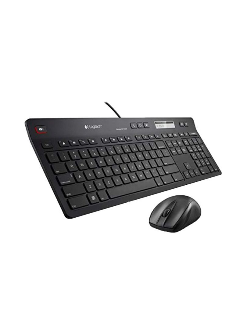Pack Of 3 Keyboard And Mouse With Webcam Set Black