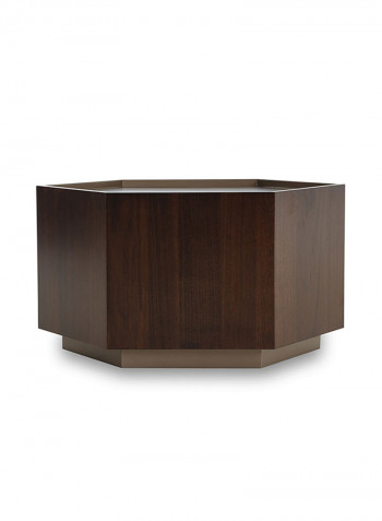 Domino Coffee Table Medium Brown 75x75x40cm