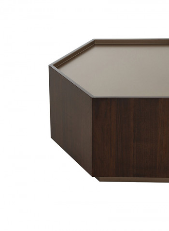 Domino Coffee Table Medium Brown 75x75x40cm