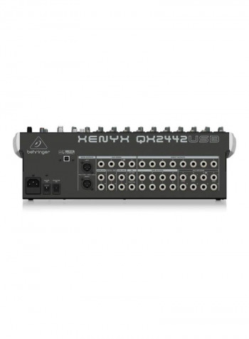 Premium 22-Input 2/2-Bus Mixer QX2222USB