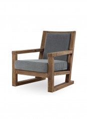 Rayyan Armchair Brown/Grey 78x81x86cm