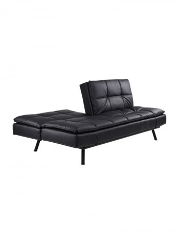 Tani 2-In-1 Sofa With Bed Black 200x90x120cm