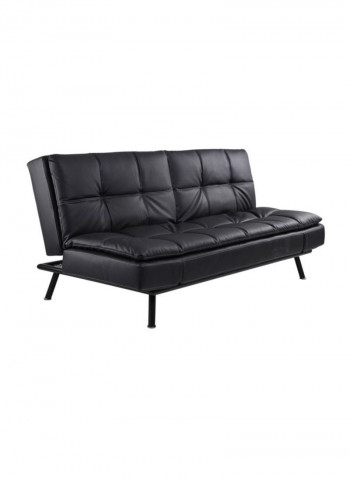 Tani 2-In-1 Sofa With Bed Black 200x90x120cm