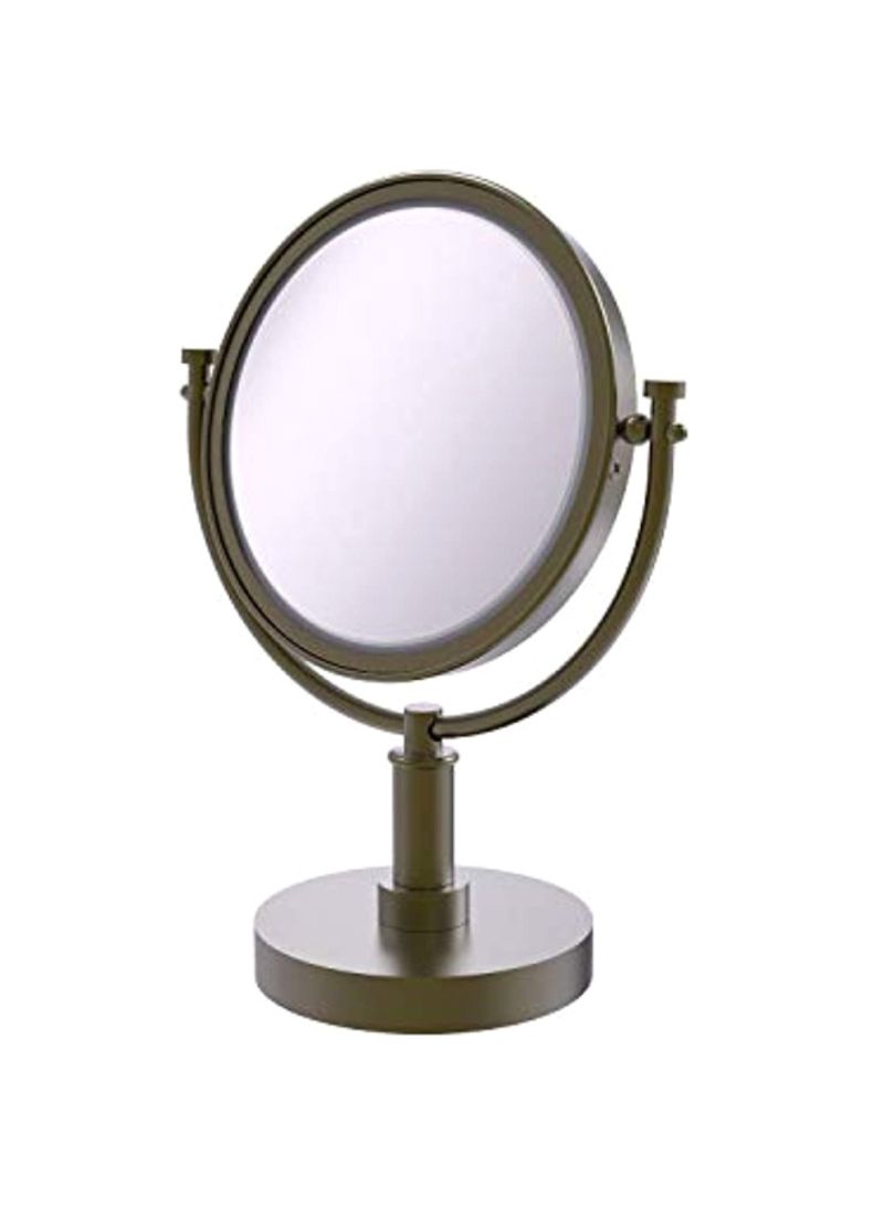Magnification Table Mirror Silver/Clear 15inch
