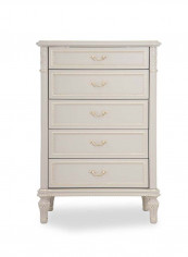 Zakiya Chest Of Drawers Grey 80 x 48 x 112cm reviews Zakiya Chest Of Drawers Grey 80 x 48 x 112cm