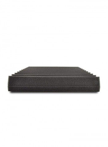 24-Piece Acoustic Studio Soundproofing Foam Wedges Wall Panels PSI18 Grey