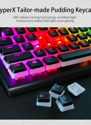 Alloy Elite 2 RGB Backlight Wired Mechanical Keyboard Gaming With HyperX Red Switch - English Black