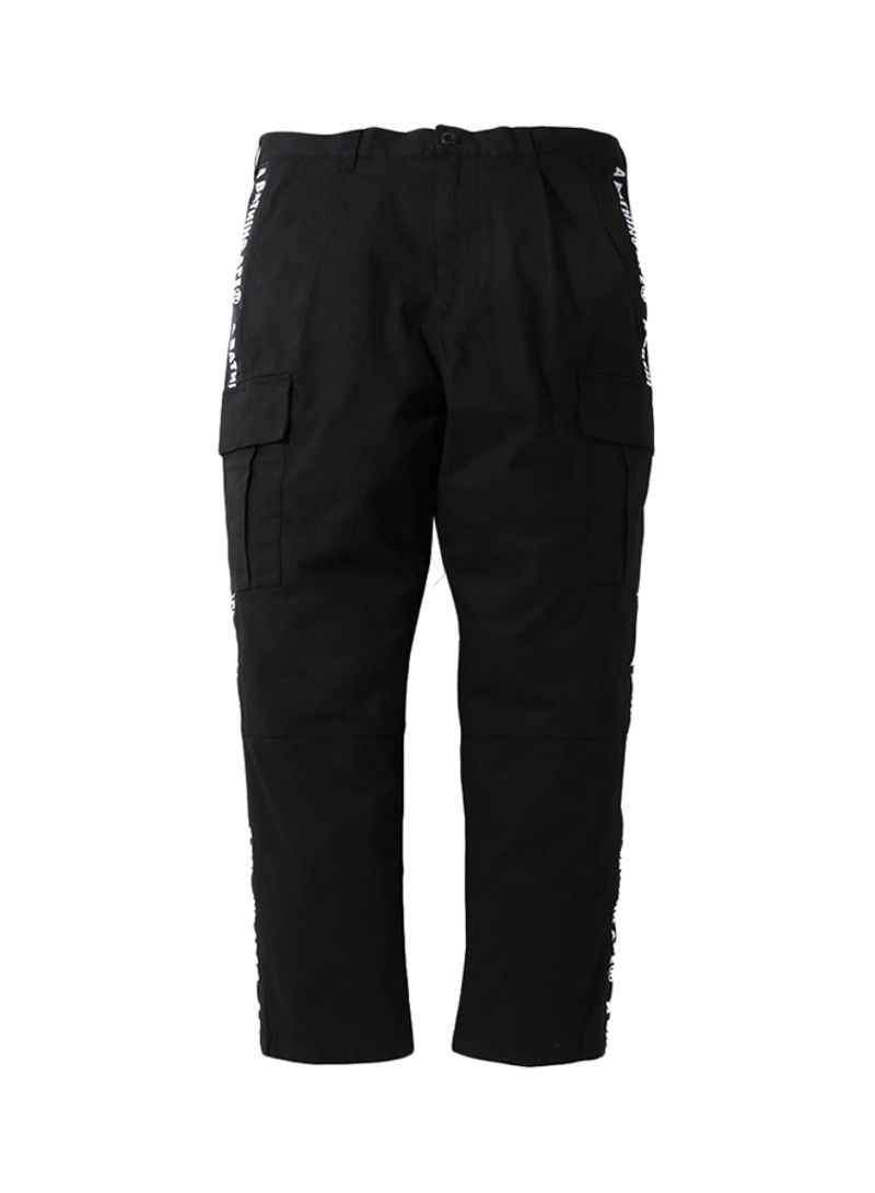 6-Pocket Mid-Rise Pants Black