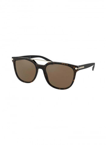 Men's Full-Rimmed Square Shape Sunglasses - Lens Size: 56 mm