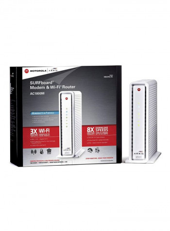 3.0 Cable Modem Router White