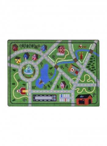Kid Essentials Active Play And Juvenile Neighborhood Explorer Area Rug Multicolour 162.56 x 233.68centimeter