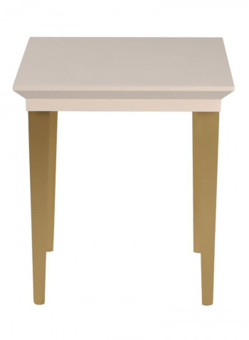 Osaka End Table White/Beige 45x60x45centimeter