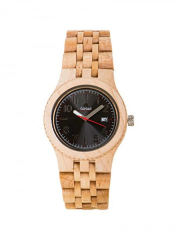 Wood Analog Quartz Watch J5200M