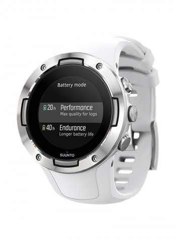 5  GPS Sportswatch White
