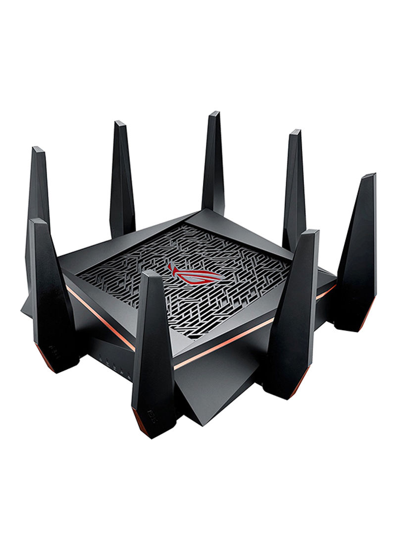 GT-AC5300 Tri-Band Wi-Fi Gaming Router For VR And 4K Streaming Black/Red