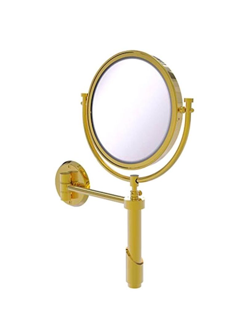 Tribecca Collection Magnification Make-Up Mirror Gold/Silver 8inch