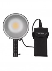Photo Fill Lamp Light With Power Adapter And Carry Bag 4500mAh Black