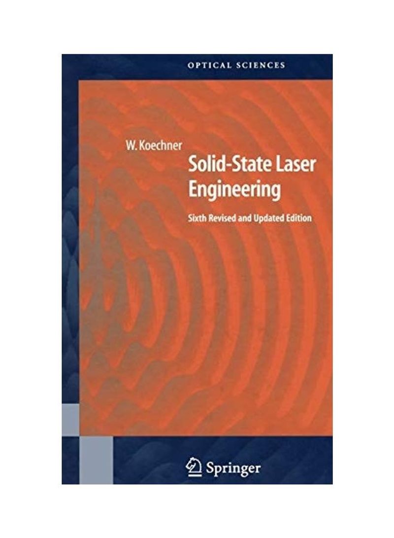 Solid-State Laser Engineering Hardcover English by Walter Koechner
