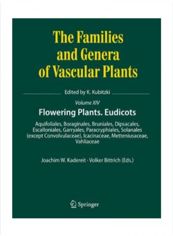 The Families And Genera Of Vascular Plants Hardcover 1