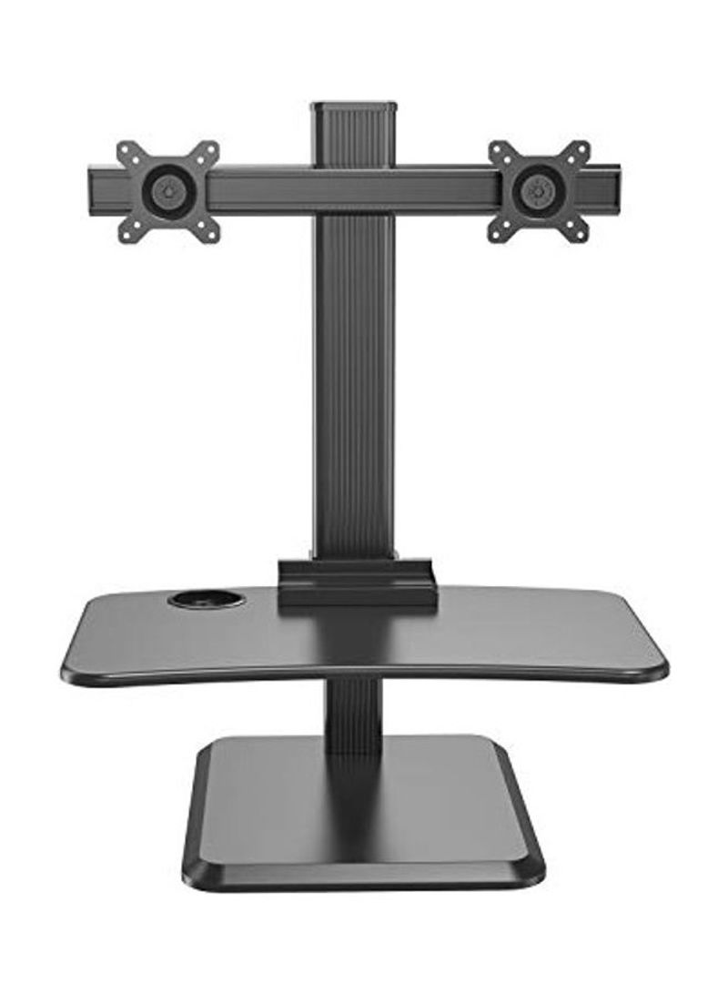 Desk Riser Monitor Mount Black
