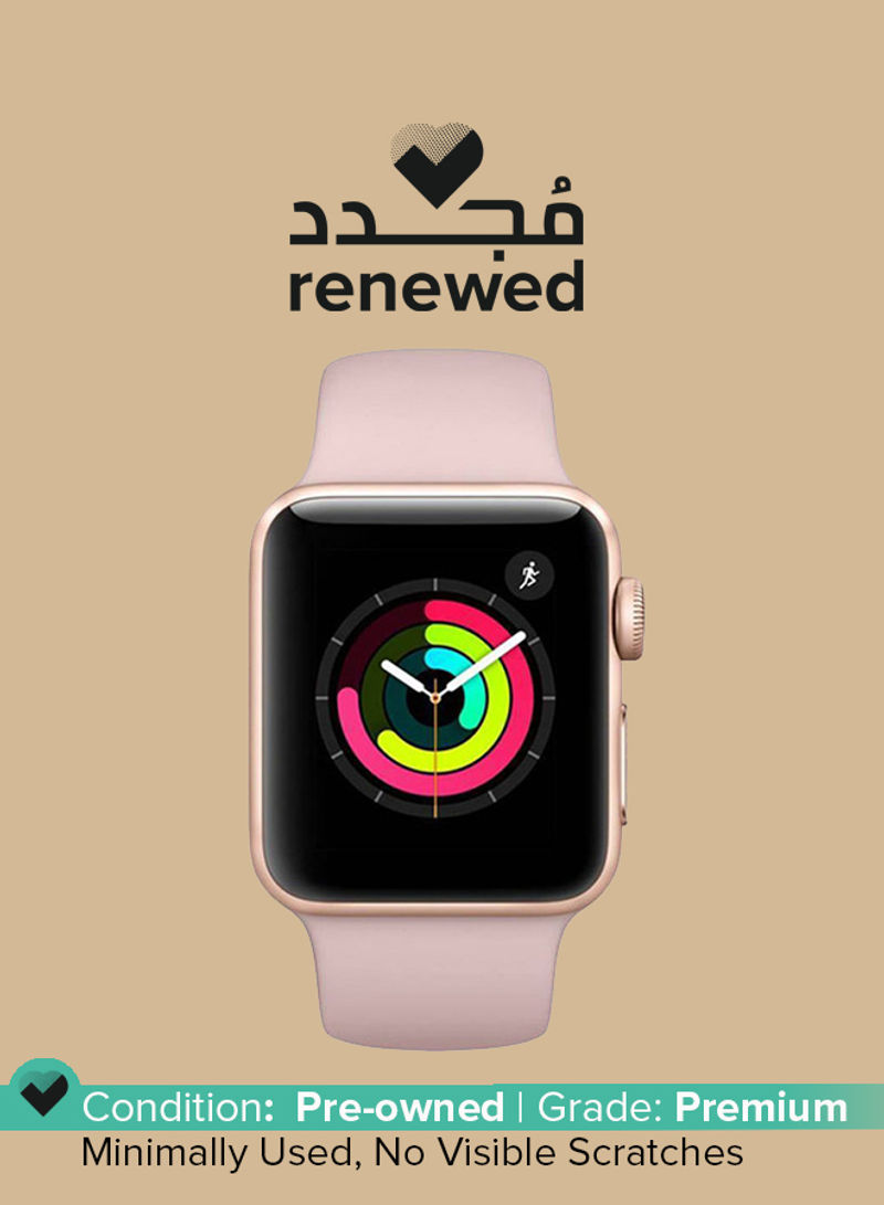 Renewed - Watch Series 3-42 mm (GPS + Cellular) Pink