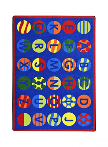 Kid Essentials Early Childhood Alphabet Patterns Area Rug Multicolour 162.56 x 233.68inch