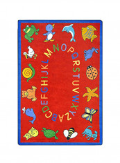 Early Childhood Carpet Red 5 x 7feet