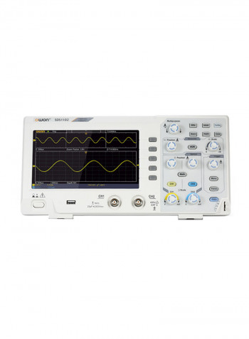 Two Channel Digital Storage Oscilloscope White