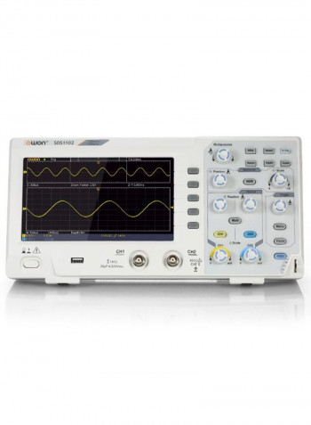 Two Channel Digital Storage Oscilloscope White