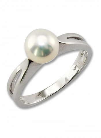 Freshwater Pearl Solitaire Ring
