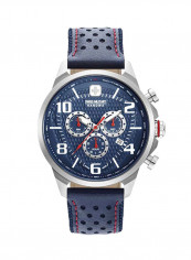Men's Leather Chronograph Wrist Watch W S6-4328.04.003