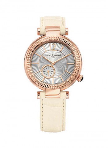 Women's Leather Analog Wrist Watch H SH AU762021 8BGFIR