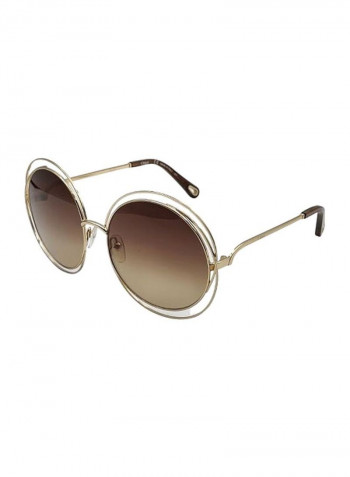Oval Sunglasses - Lens Size: 58 mm للبنات